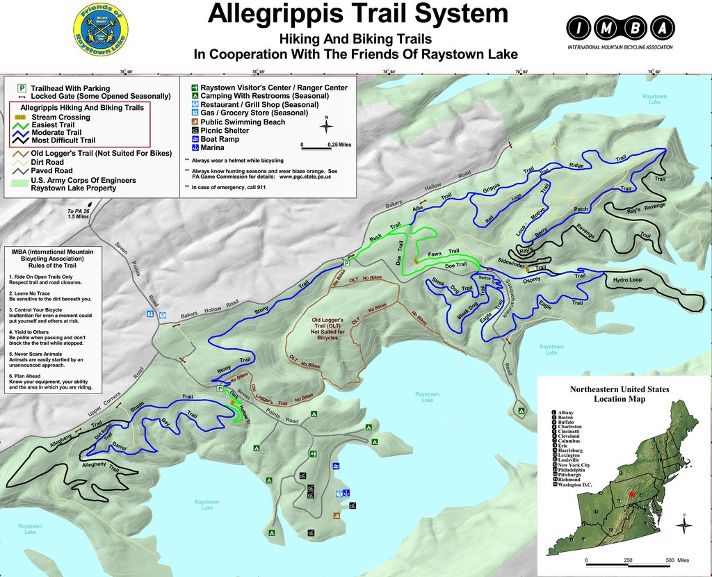...the Allegrippis Trails at Raystown Lake is a premier